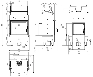 Defro Navi SM TZ wymiary